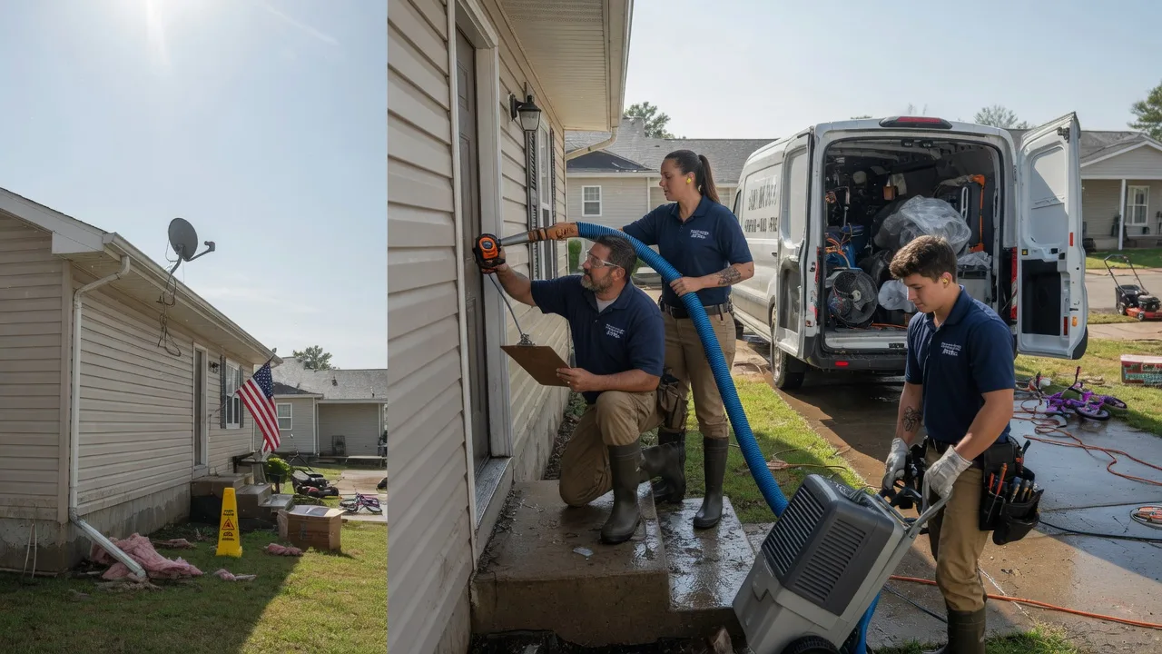 Ceiling Water Damage Restoration in Ironton, OH near me